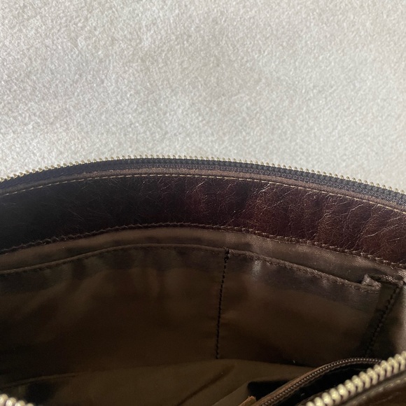 Francesco Biasia Beautiful Brown Leather Handbag - Picture 3 of 8